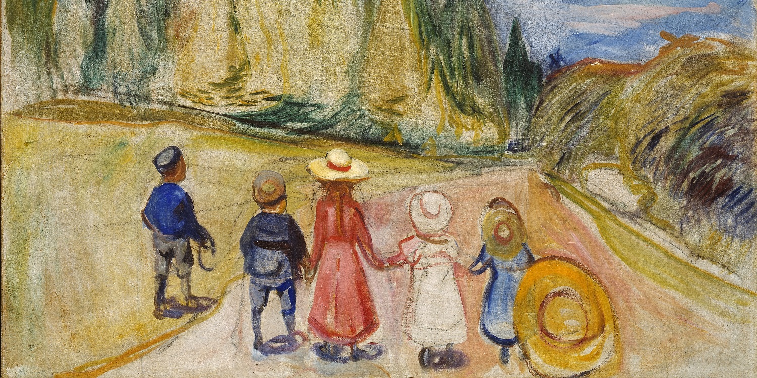 Het sprookjesbos | Edvard Munch (1863 - 1944))