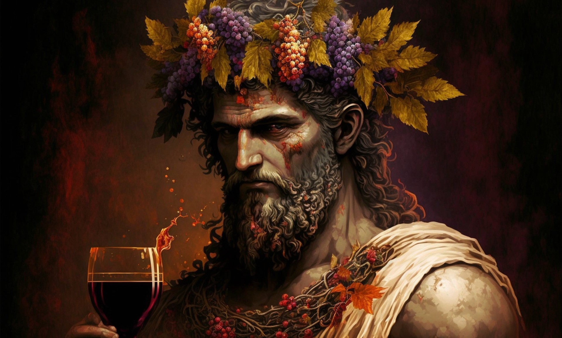 Dionysus god van de wijn